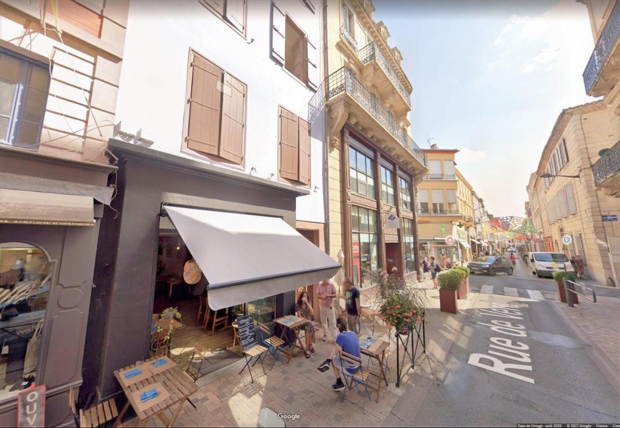 Charmant T2 En Coeur De Ville - 2 Lits + Lit Bebe - Wifi - Imprimante カルカソンヌ エクステリア 写真